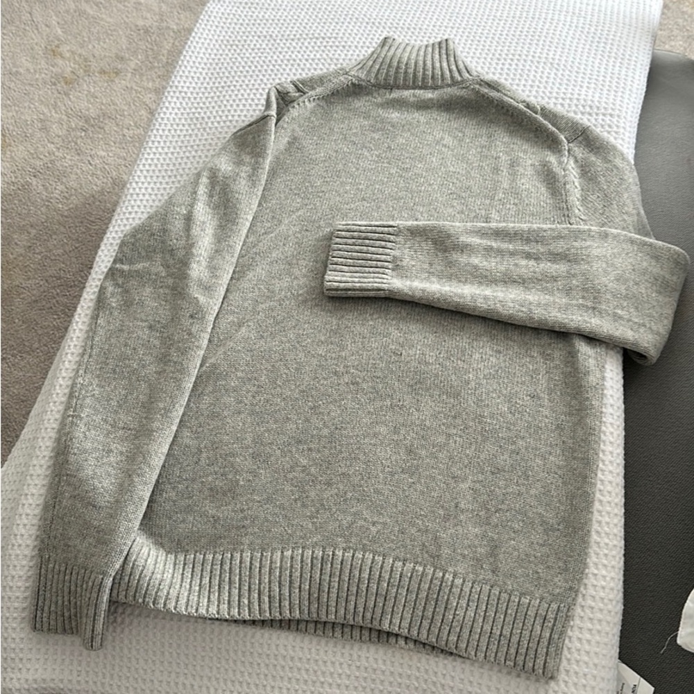 COPY - Italian merino blend  yarn grey sweater - Picture 8 of 8